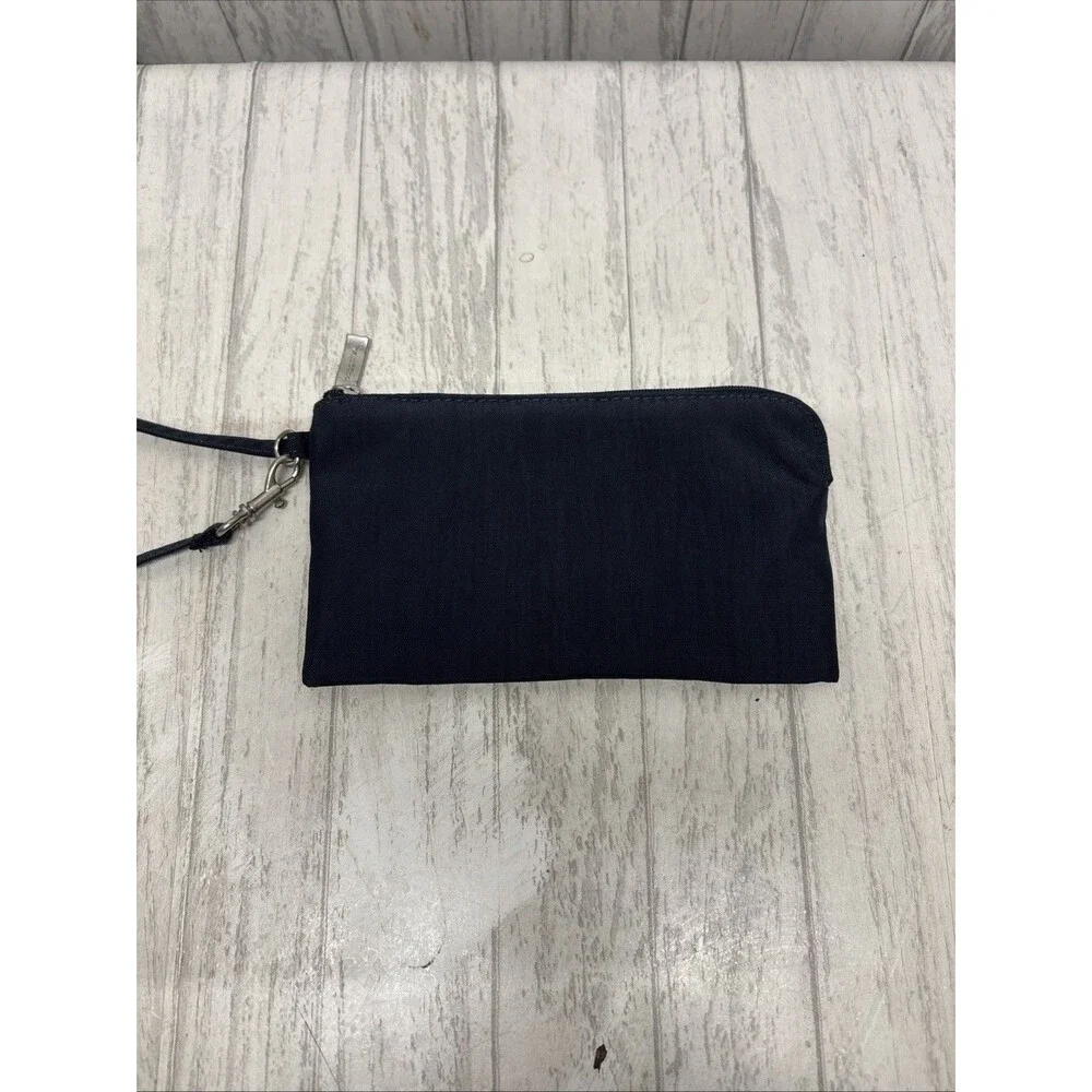 Baggallini Navy Blue RFID Wristlet EUC